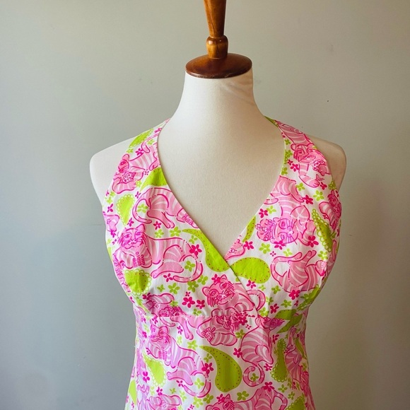 Lilly Pulitzer RARE Vintage NWT Candy Halter Dress - Picture 3 of 10